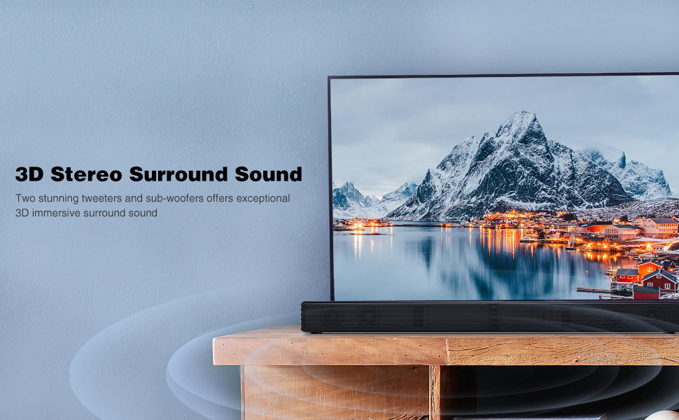 3D Stereo surround sound