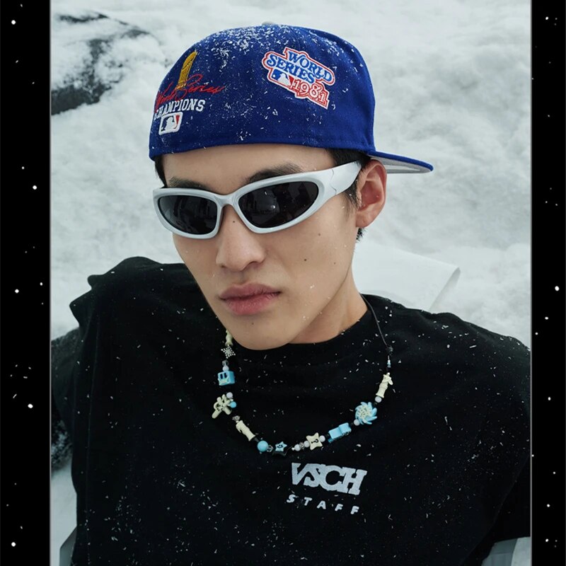 Hip Hop PSYP Luxurious Lucky Star Get Rich Choker Necklaces Joint Chains for Men Women Fashion Street Rapper Jewelry Gift