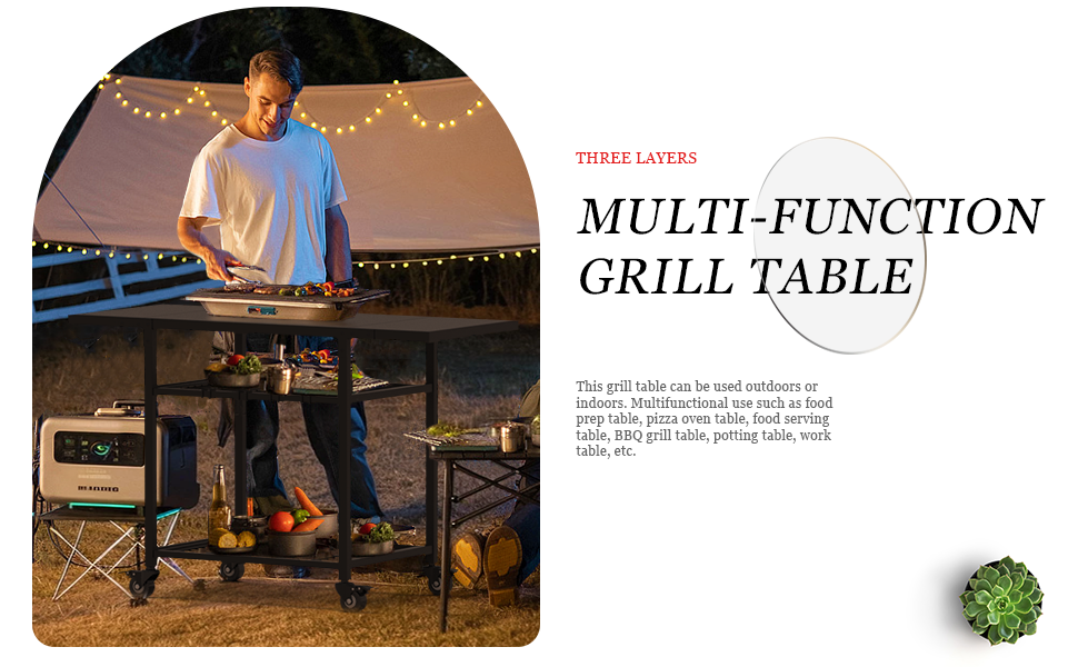 grill table outdoor 