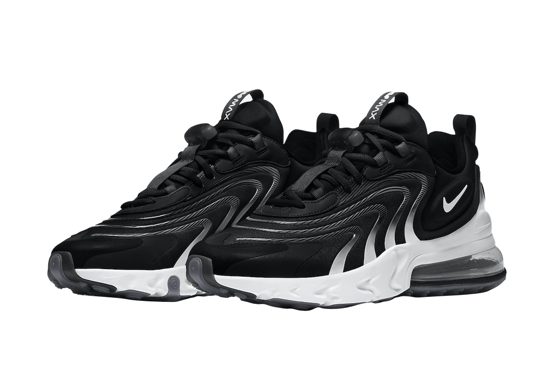 Nike Air Max 270 React ENG Black Dark Smoke Grey CT1281-001