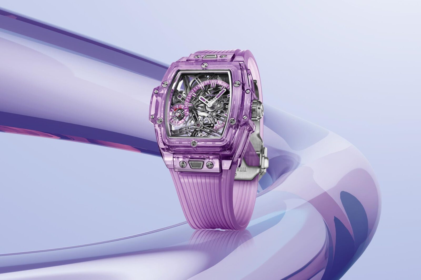 Hublot Spirit of Big Bang Tourbillon Purple Sapphire 645.JM.0120.RT