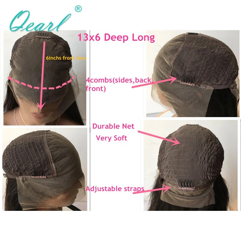 Wigs Ladies Real Hair Chocolate Brownish Lace Frontal Wig Caramel Blonde Highlights 13x6 Human Hair Straight Lace Wigs Qearl