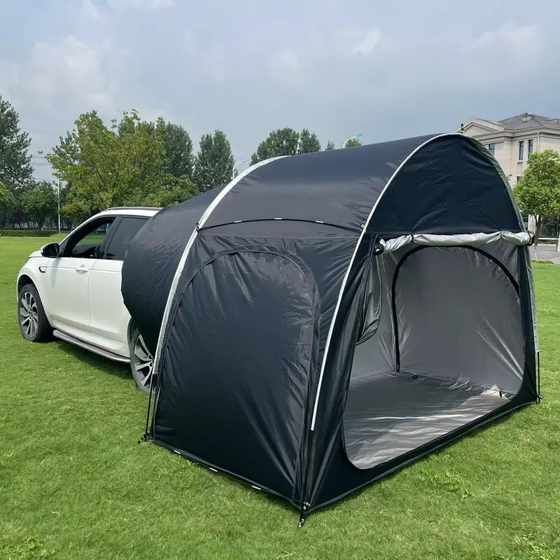 outdoor camping car tail tent self driving wilderness camping sunshade sunscreen rainproof car sunshade shed quick open camping tent details 1