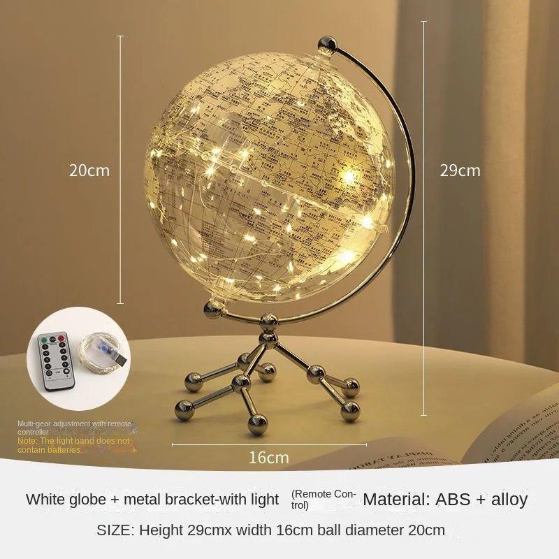 Transparent Globe Ornaments Luxury Home Living Room TV Cabinet Wine Cabinet Office Desktop Decorations Birthday Gift