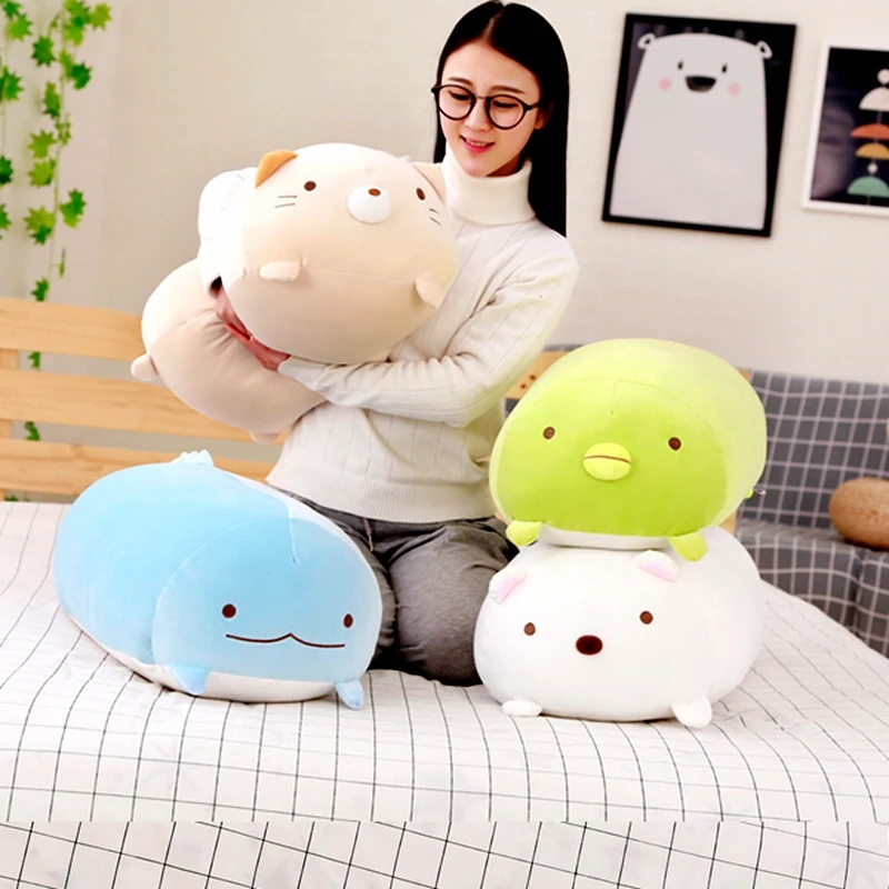 20cm  Kawaii Corner Bio Pillow Japanese Animation Sumikko Gurashi Plush Toy Stuffed Soft Cartoon Kids Girls Valentine Gifts