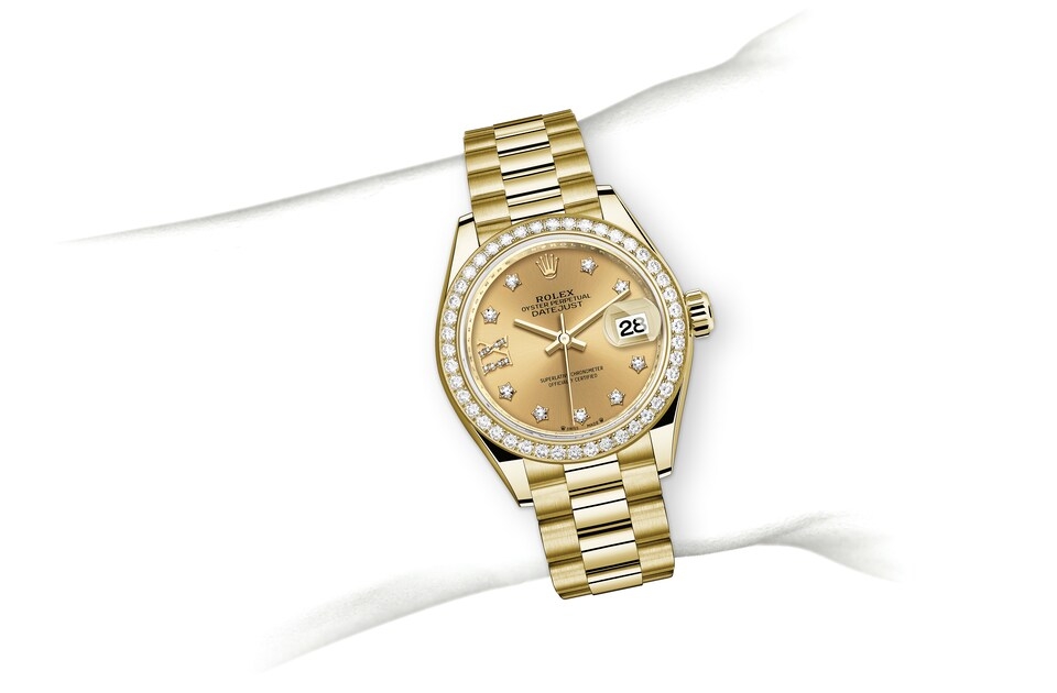 Rolex Lady-Datejust in Gold, m279138rbr-0006 | Europe Watch Company