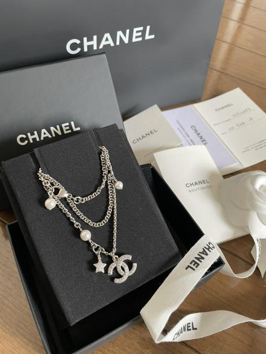 chanel❤️パールと星チャーム☆ネックレス✨