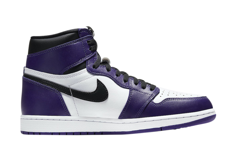 Air Jordan 1 High OG White Court Purple 555088-500