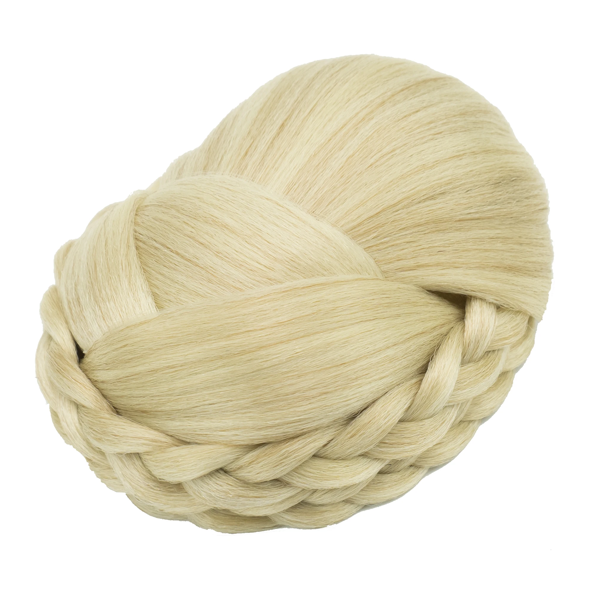 Soowee 6 Models Braided Chignon Dancer Hair Cover Donut Hair Pieces Scrunchies Hair Bun Wig Clips Updo Headwear for Women