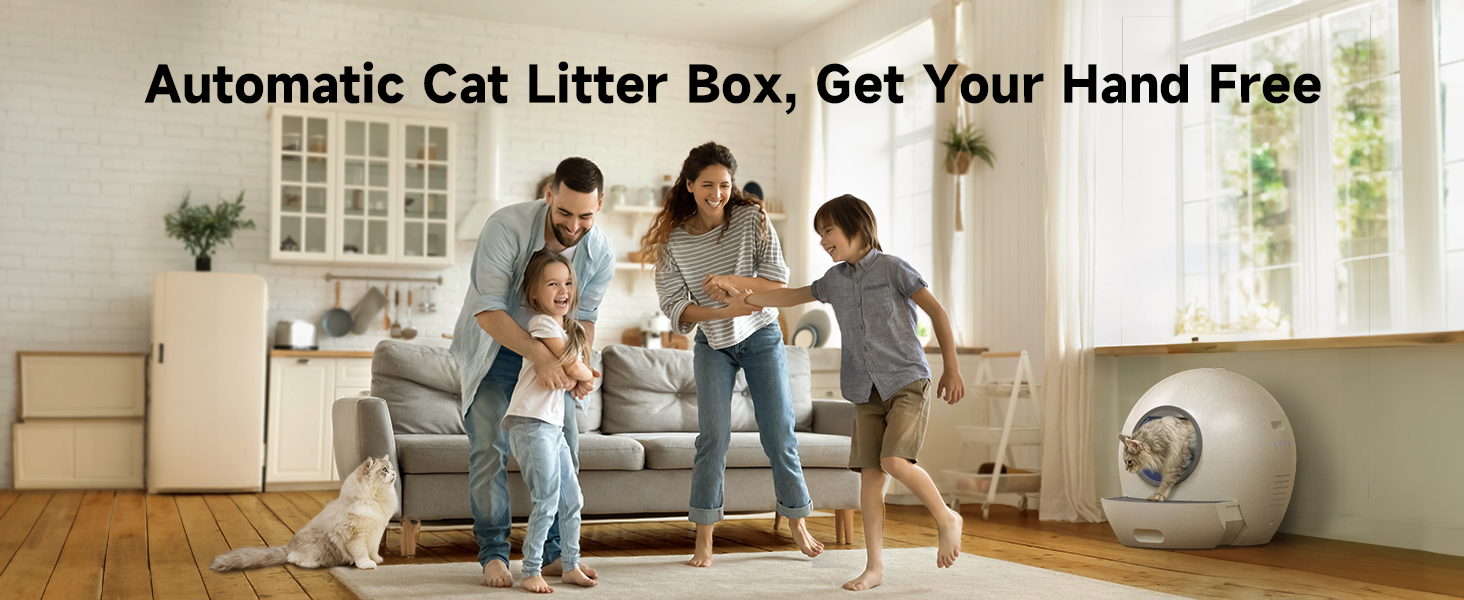 self cleaning litter box