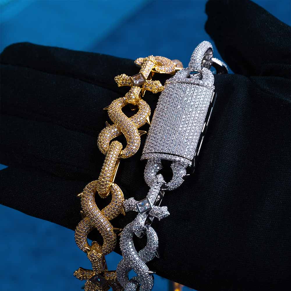 Iced out watch-Yika Jewelry