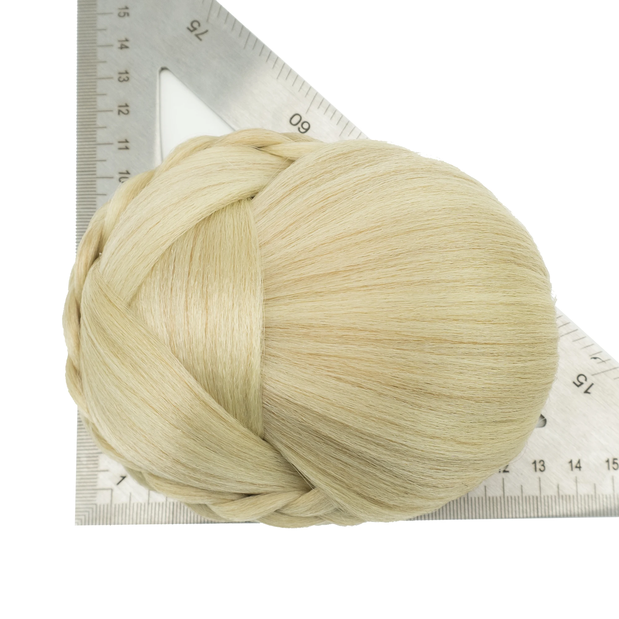 Soowee 6 Models Braided Chignon Dancer Hair Cover Donut Hair Pieces Scrunchies Hair Bun Wig Clips Updo Headwear for Women