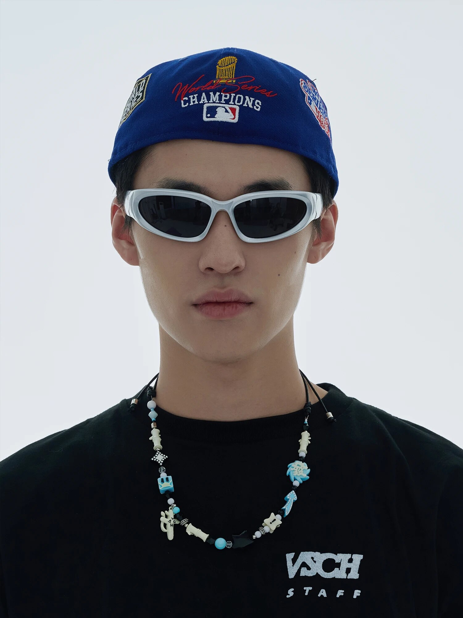 Hip Hop PSYP Luxurious Lucky Star Get Rich Choker Necklaces Joint Chains for Men Women Fashion Street Rapper Jewelry Gift