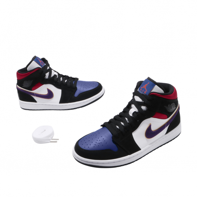 Air Jordan 1 Mid SE Field Purple Gym Red 852542005