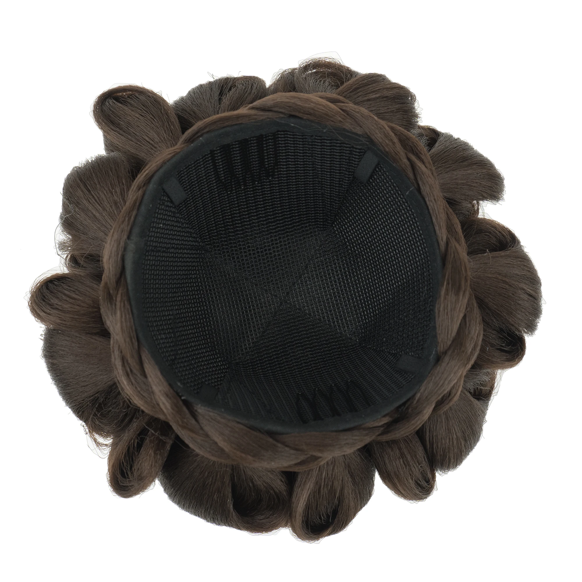 Soowee Large Size Braided Messy Curly Hairstyle Scrunchies Chignon Dancer Hair Cover Donut Hairpiece Hair Buns Updo for Women