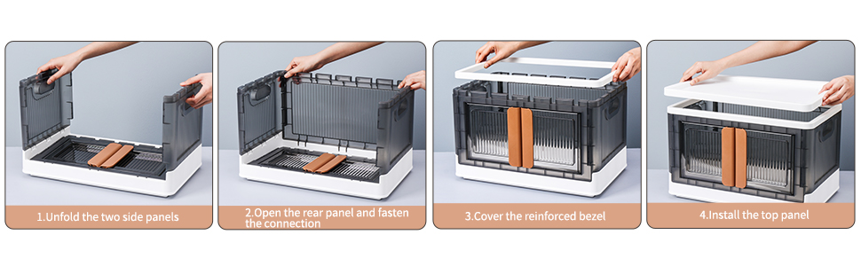 Storage box with lid