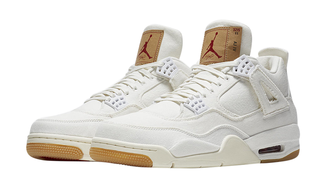 Levi's x Air Jordan 4 White Denim AO2571-100