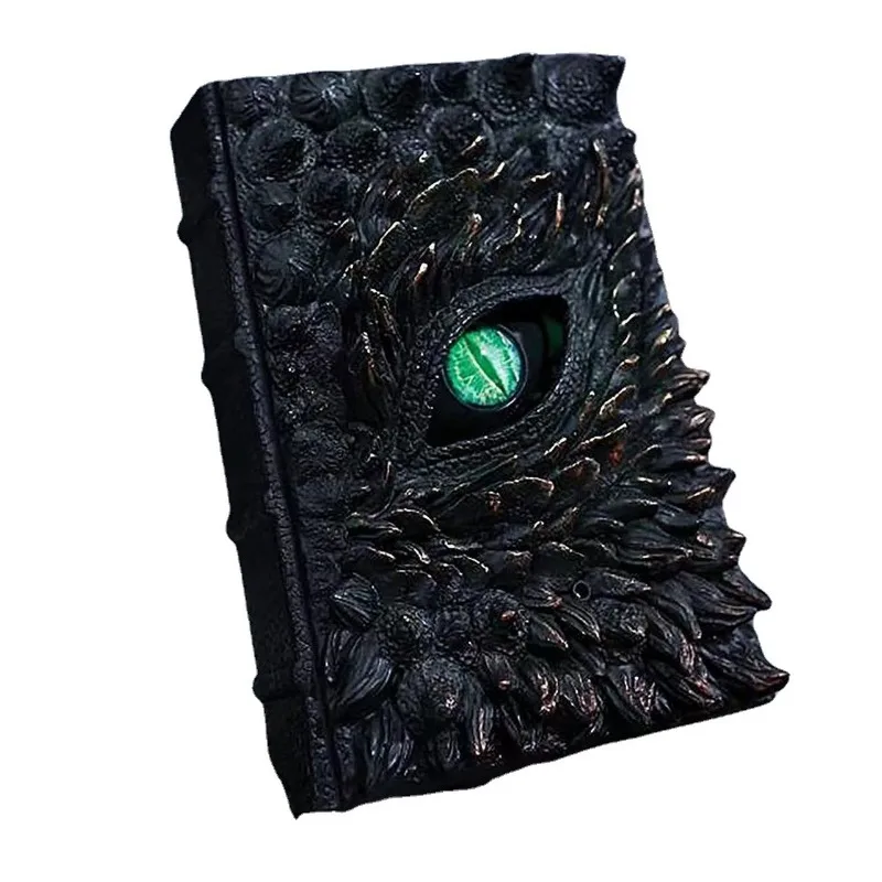 Resin Craft Ornaments Halloween Cyclops Devil Eyes Horror Book Statue Living Room Bedroom Home Decoration Home Accessories
