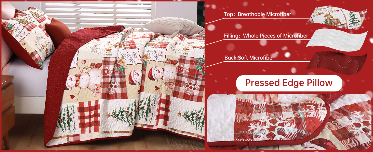 Christmas Quilt Set