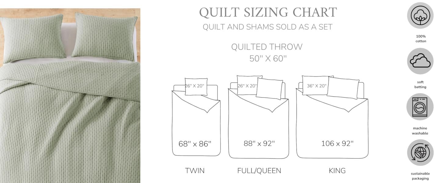 levtex home quilt sizing