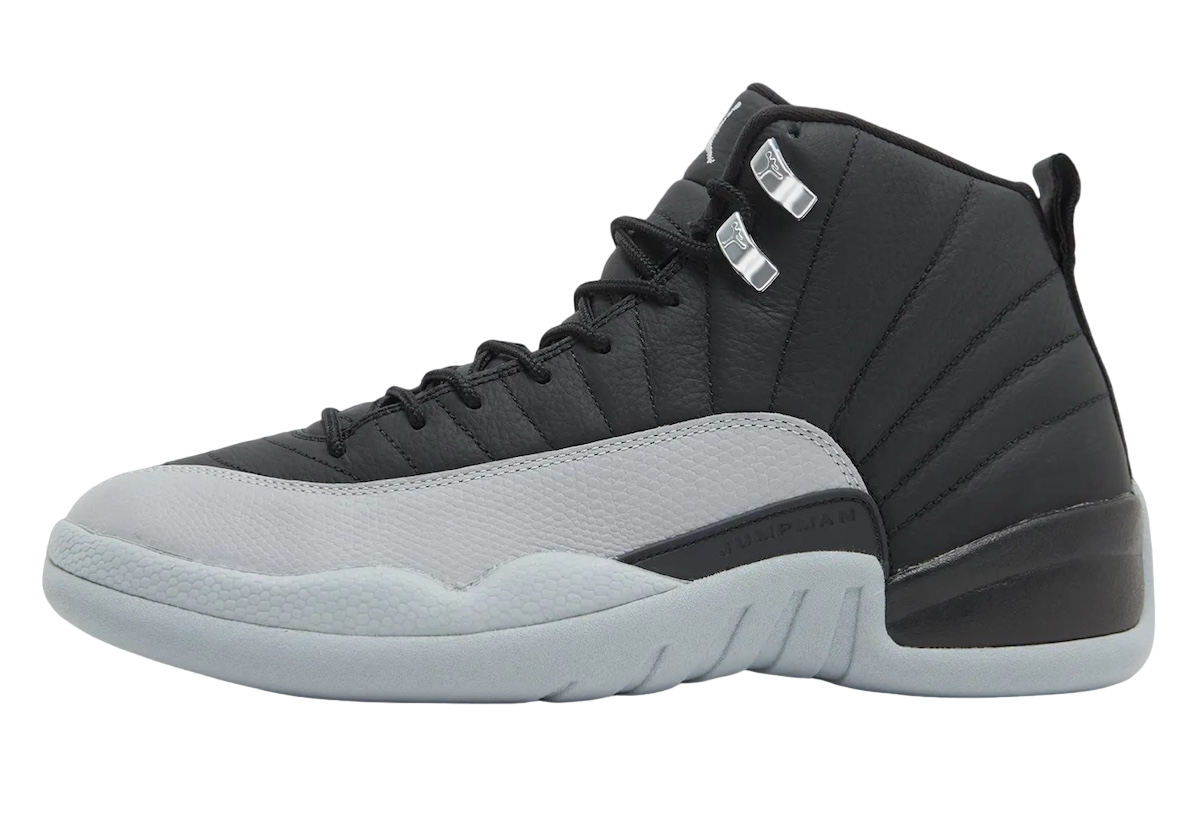 Air Jordan 12 Black Wolf Grey