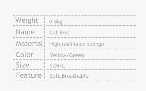 Large Cat Bed Funny Fruit Shape House Breathable Cute 2 Color Pet Nest