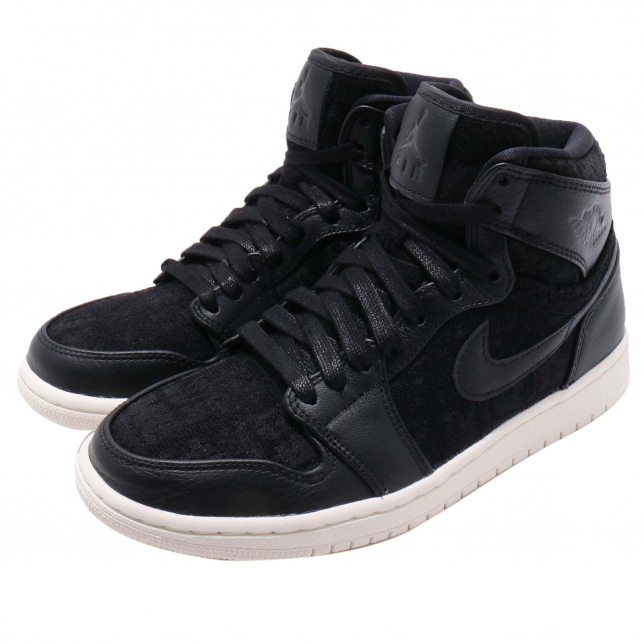 Air Jordan 1 WMNS Retro High Premium Black AH7389001