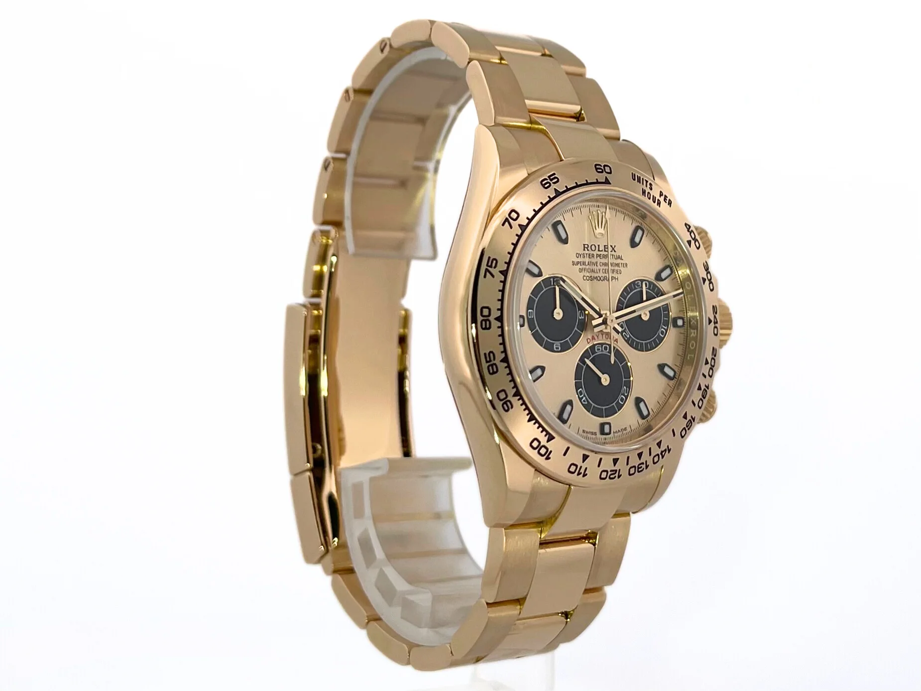 Rolex Cosmograph Daytona Gelbgold Ref. 116508 Champagner Zifferblatt 2022 |  Uhren2000