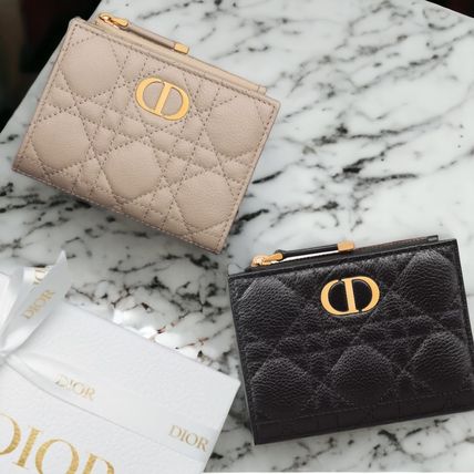 ブラック（黒）系 Dior DIOR CARO(ディオール ディオール カロ) 折りたたみ財布(レディース) - 海外通販のBUYMA