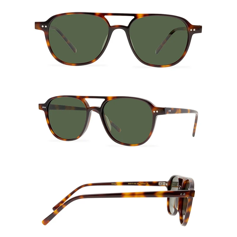 Belight Optical Japan Handmade Quality Cool Vintage Retro Women Men UV400 Protection with Case Oculos Punk Sunglasses 9515