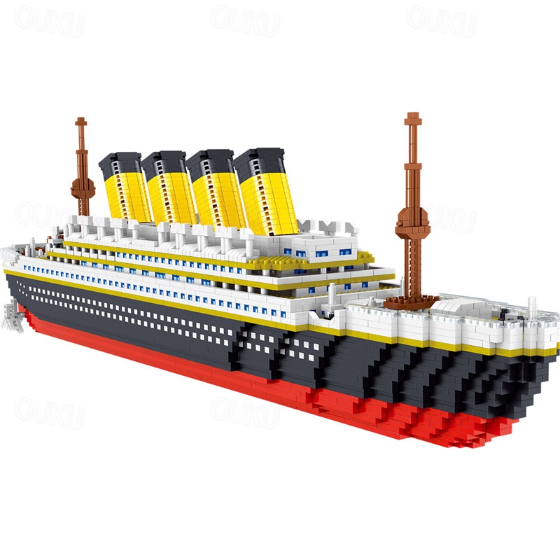 Titanic Ship Model Building Block Set 3D Puzzle Sets DIY Educational Toys Bricks Toy-with 4173Pcs Micro Mini Blocks Ideal Gift for Kids & Adults 2024 - US $86.99 –P4