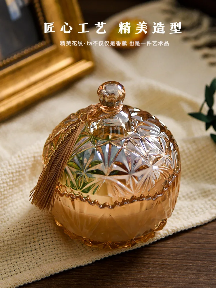 Nordic Simple Candles Creative Aromatherapy Bedroom Handmade Glass Jar Wedding Candles Velas Aromaticas Home Decor Candle Jar