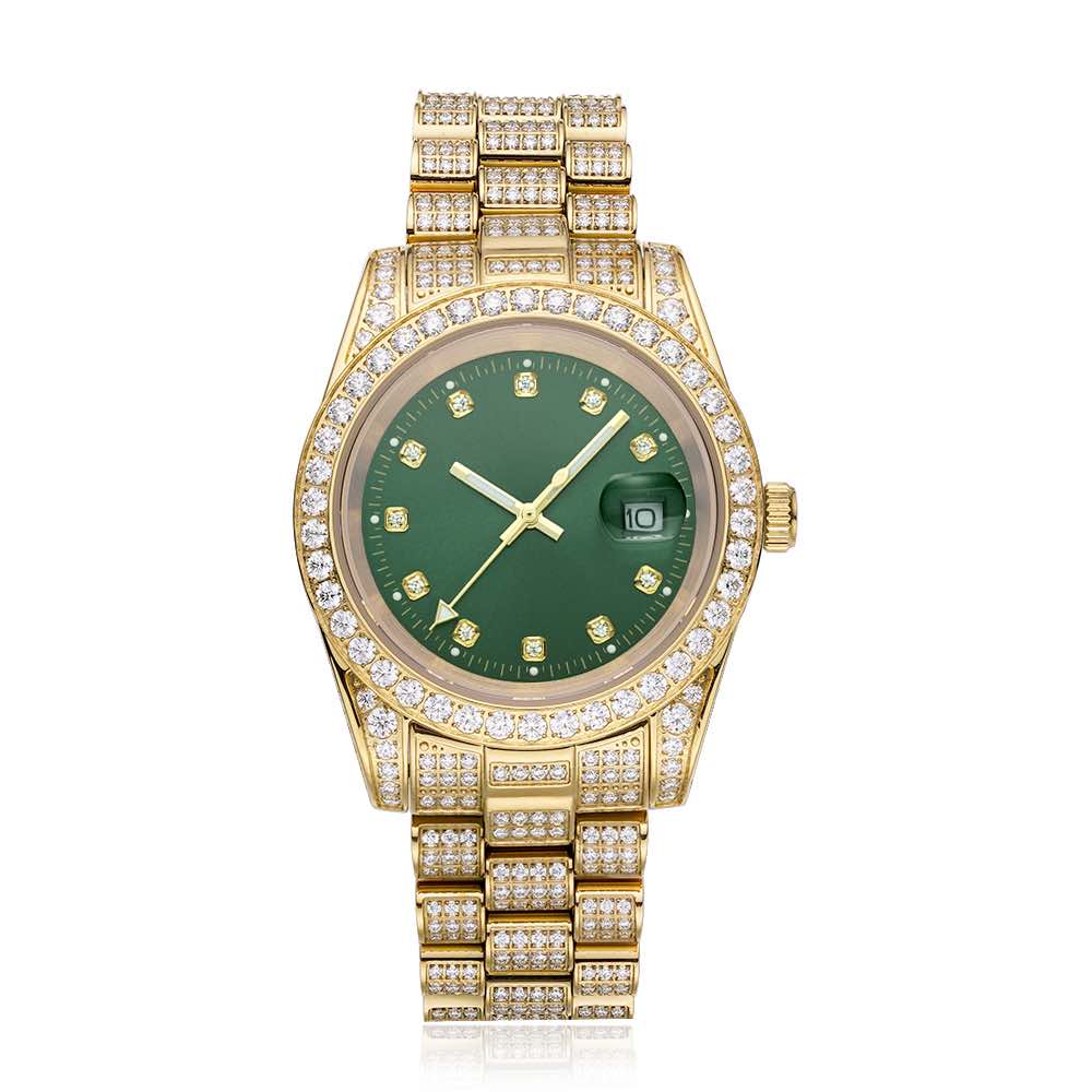 Iced out watch-Yika Jewelry