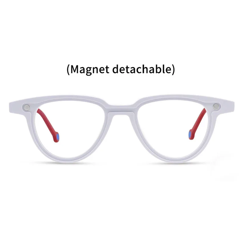 Belight Optical Fancy Candy Color Magnet Detachable Acetate Glasses Frame Men Women Prescription Eyeglasses  Eyewear 2306