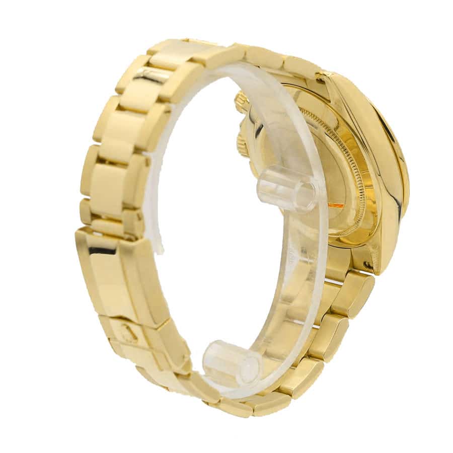 rolex daytona cosmograph 116528 jf yellow gold white dial