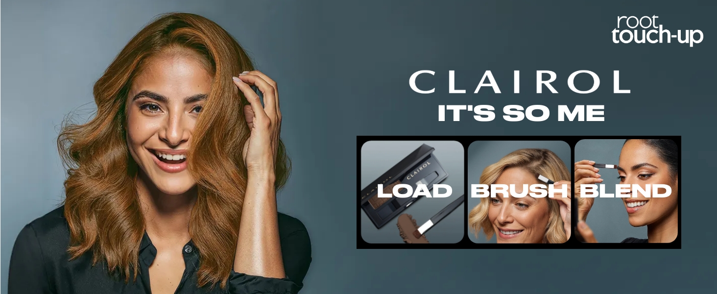 Clairol Root Touch-Up Multi-Use Concealing Powder, for instant root coverage, defining your brows