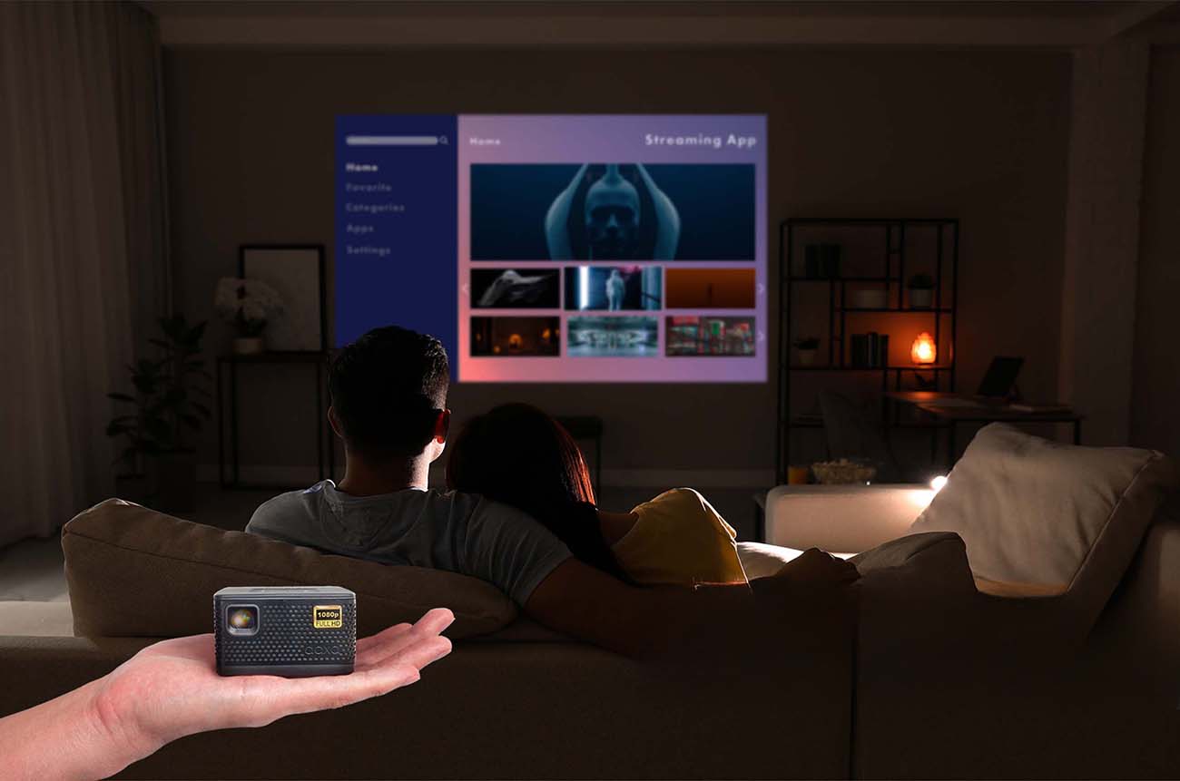 AAXA P7+ Smart LED DLP Mini Projector