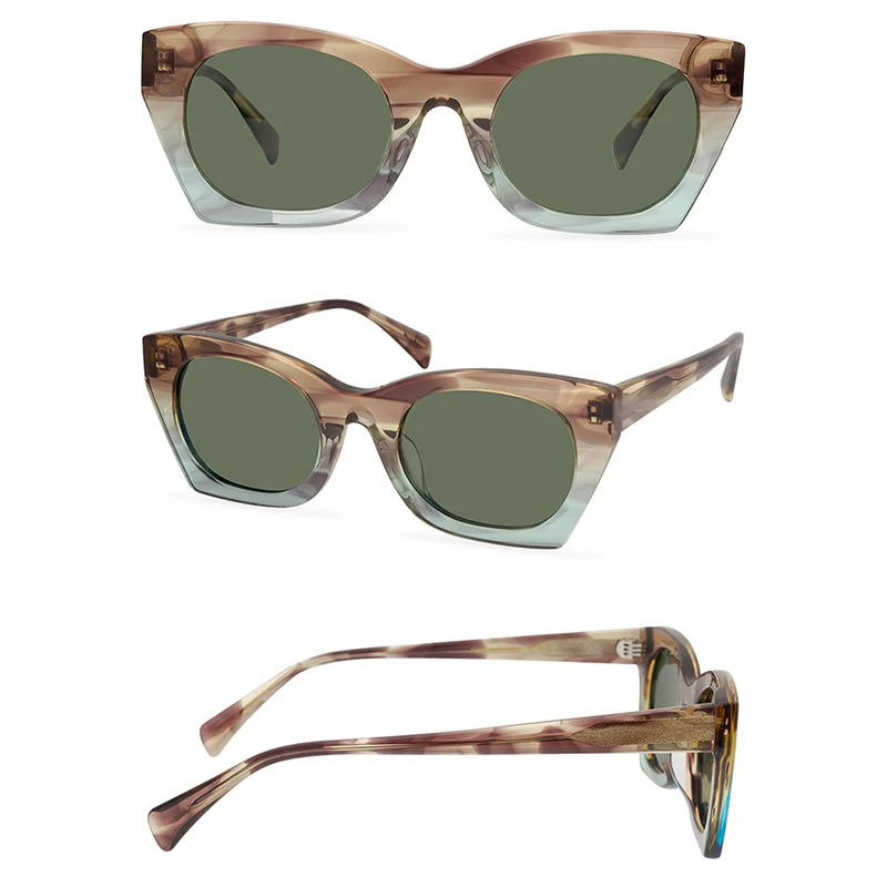 Belight Optical New Arrival Handmade Quality Cool Butterfly Shape Women Men UV400 Protection with Case Oculos  Sunglasses 9578