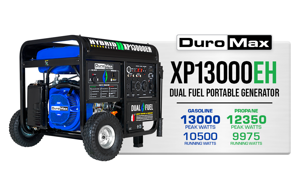 XP13000EH dual fuel generator