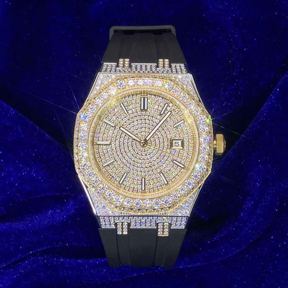 Iced out watch-Yika Jewelry