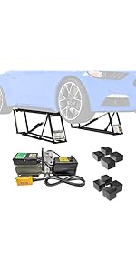 Official QuickJack 5,000TLX, 5000lb Capacity Extended Rail Length Portable Car/Auto/Vehicle Lift ...