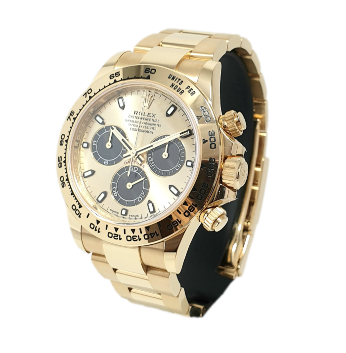 Rolex Daytona M116508 Yellow Gold Champagne Dial (New) - LUXE MONTRE SG