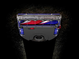 Dyson 360 Vis Nav brush bar picking up dust and debris