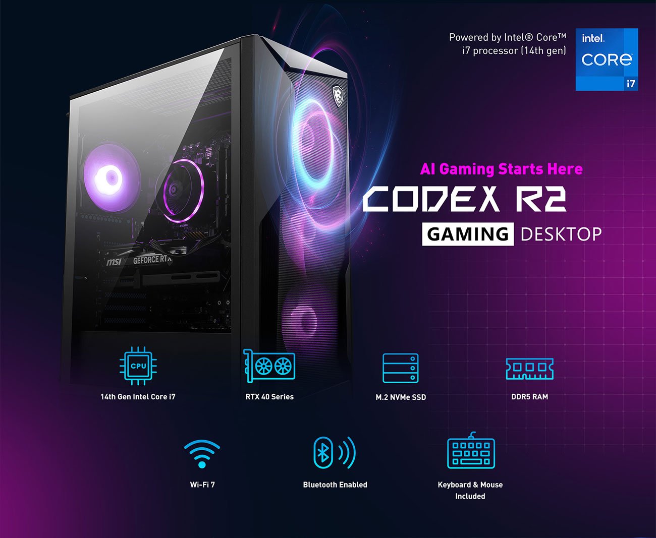 MSI Codex R2 Gaming Desktop