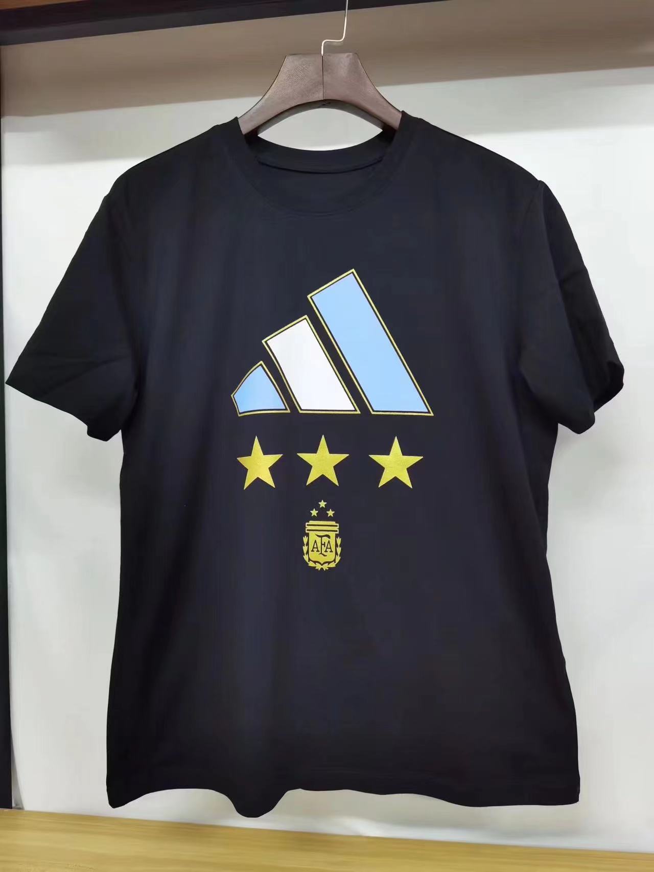 SIUjerseys-Three Star Argentina Champion Shirt 2022 World Cup