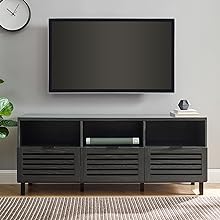 entertainment tv center media console wood tv stand modern walker edison living room tv stand