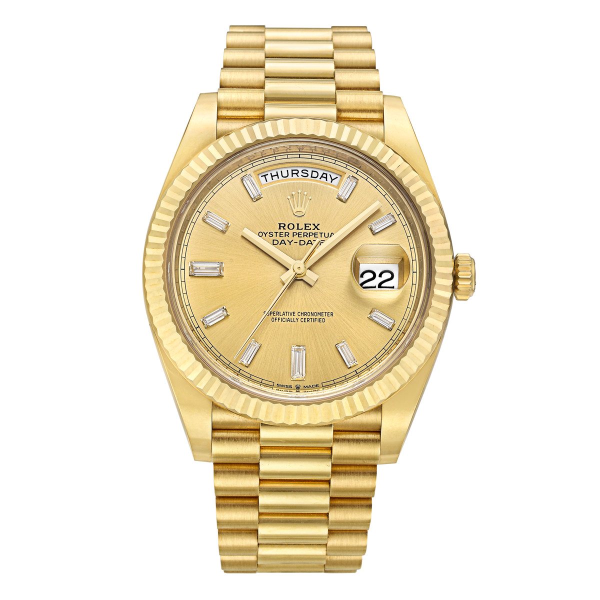 ROLEX 228238 DAY-DATE 40 YELLOW GOLD