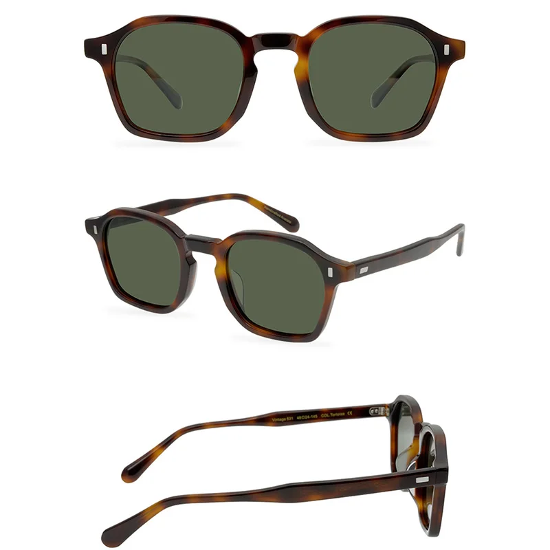 Belight Optical Acetate Handmade Quality Classical Design Women Men UV400 Protection with Case Oculos LEMTOSH Sunglasses 531