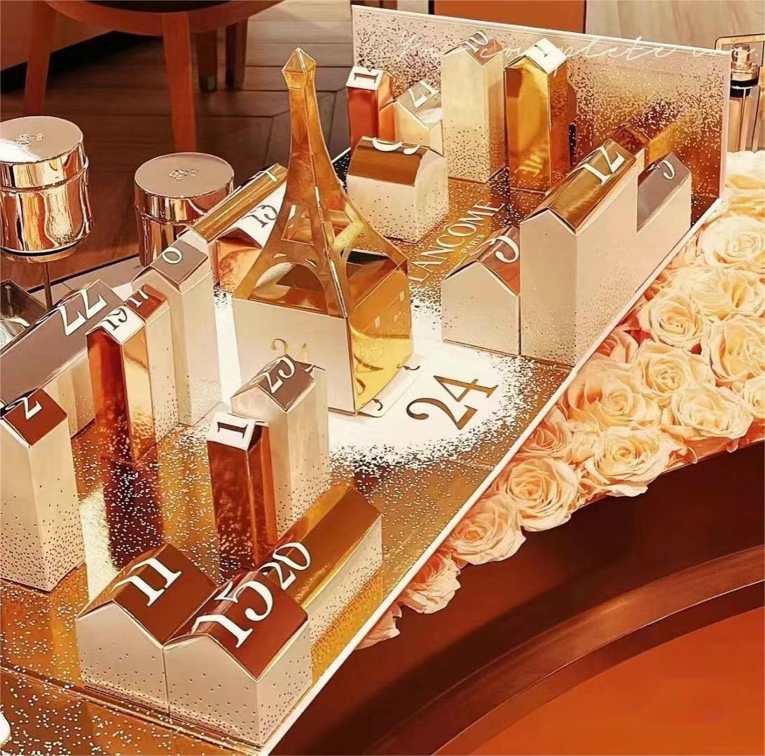 2023 Paris Advent calendar, cosmetics behind 24 doors, new beauty products every day for Christmas