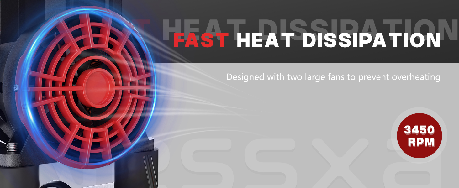 Rapid Heat Dissipation